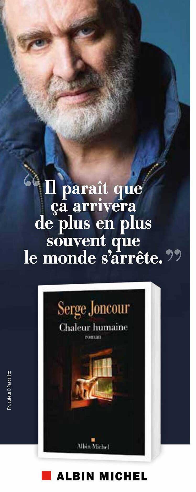 chaleur humaine - serge joncour
