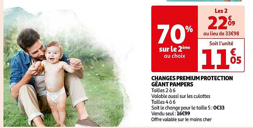 Changes Premium Protection Géant Pampers