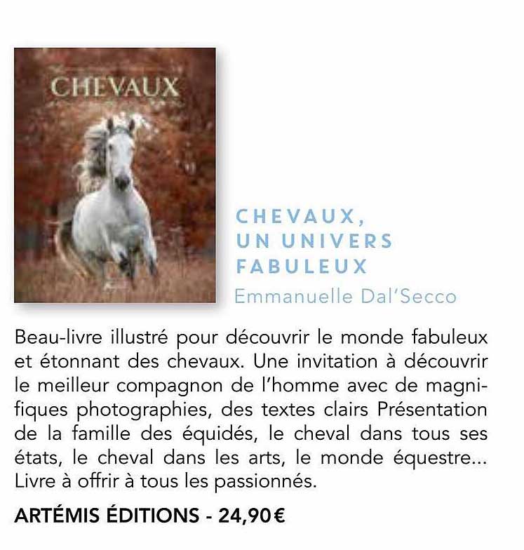 chevaux, un univers fabuleux - emmanuelle dal'secco
