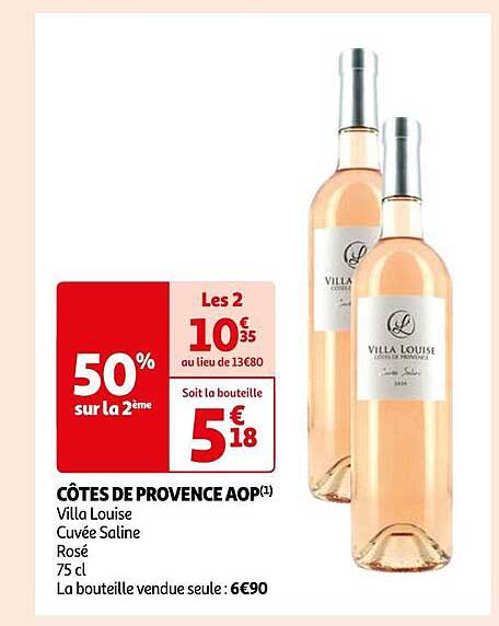 côtes de provence aop villa louise cuvée saline