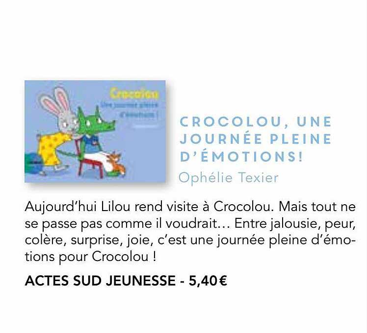 crocolou, une journée pleine d'émotions! - ophélie texier