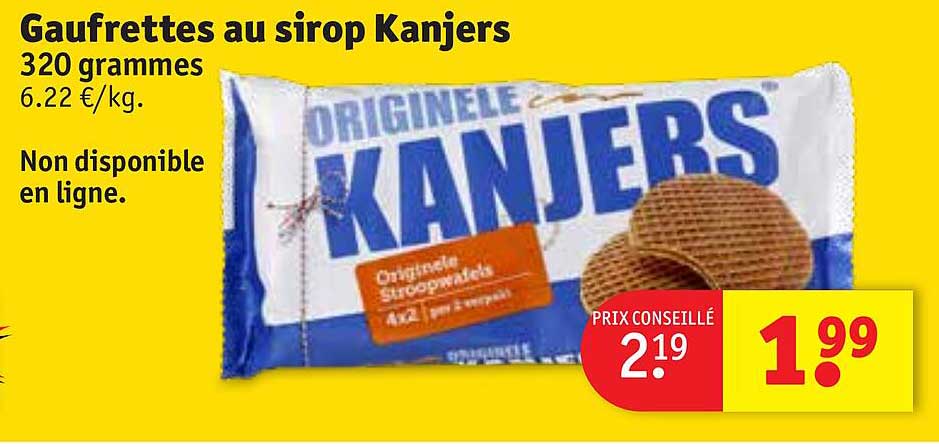 gaufrettes au sirop kanjers