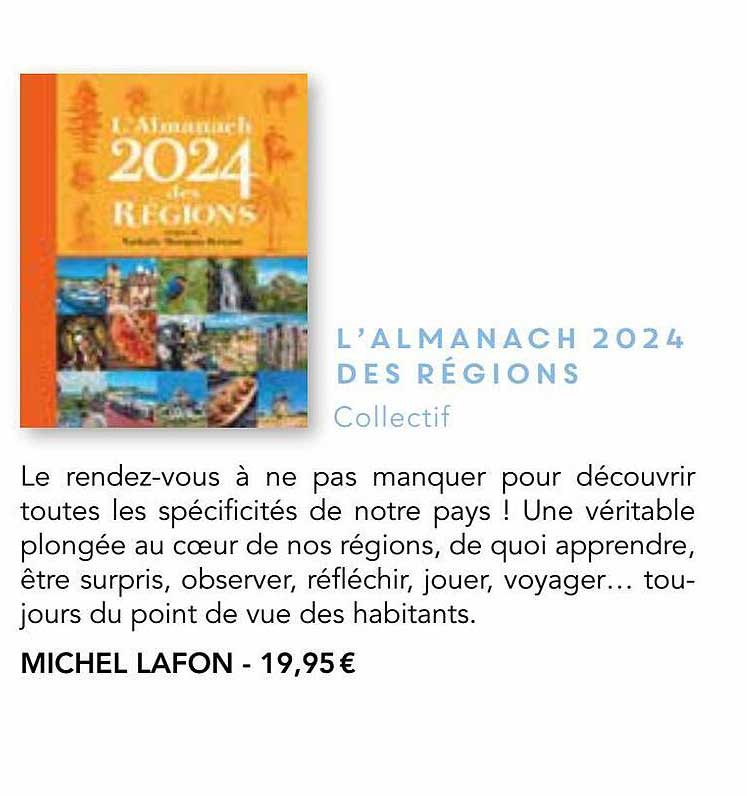 l'almanach 2024 des régions