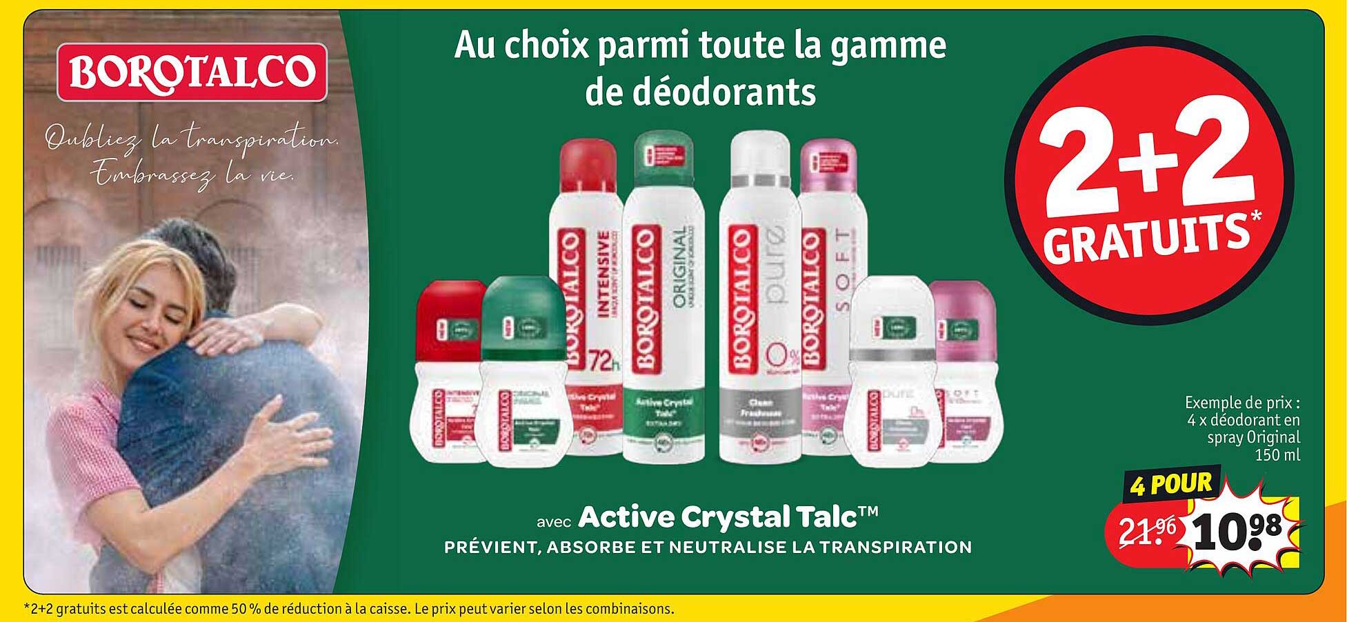 La Gamme De Déodorants Borotalco