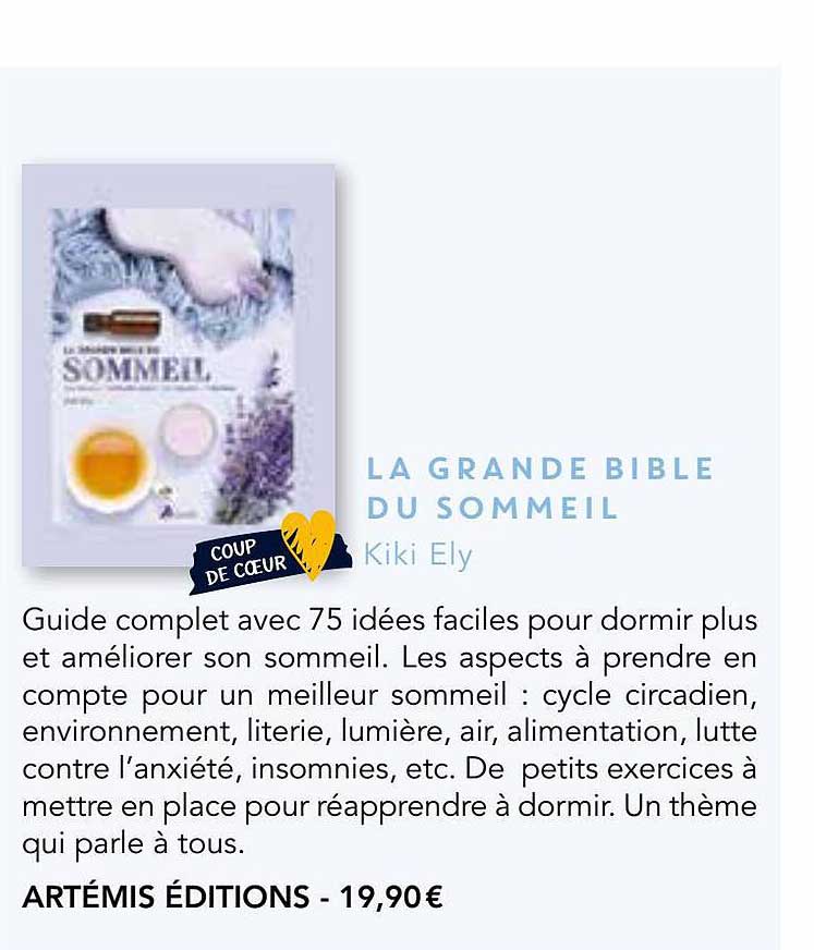 la grande bible du sommeil - kiki ely