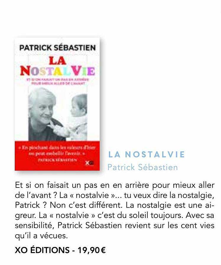 la nostalvie - patrick sébastien