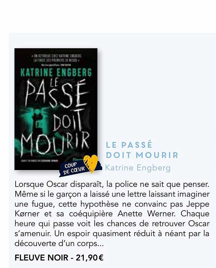 le passé doit mourir - katrine engberg