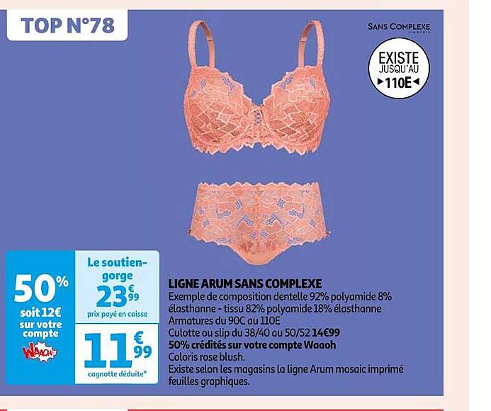 ligne arum sans complexe