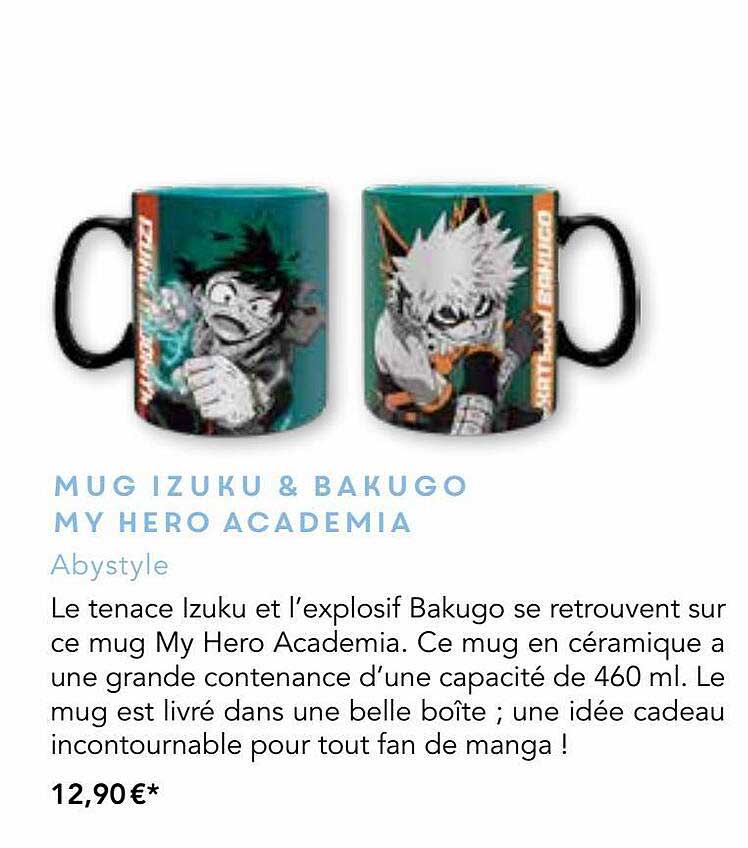mug izuku & bakugo my hero academia