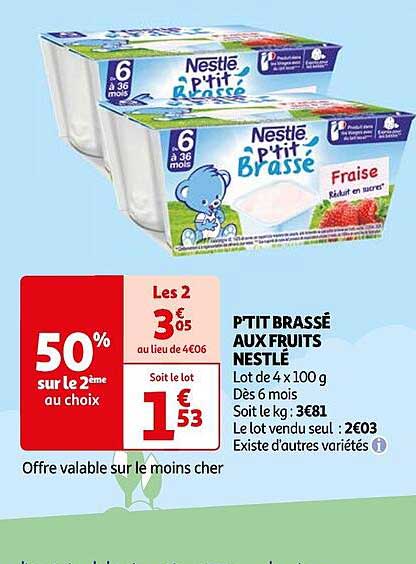 p'tite brassé aux fruits nestlé