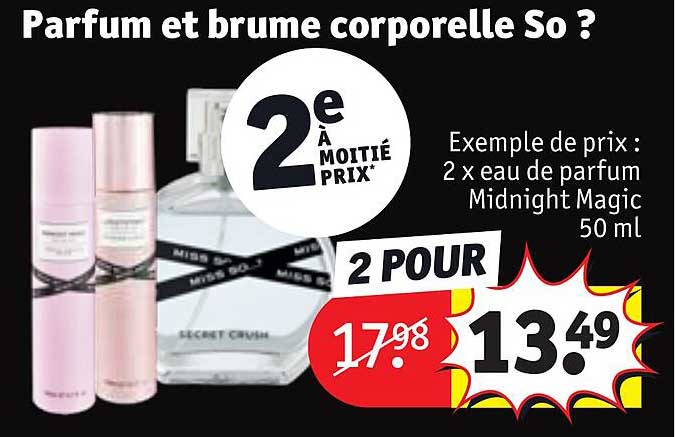 parfum et brume corporelle so?
