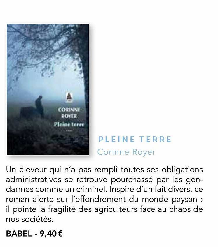 pleine terre - corinne royer