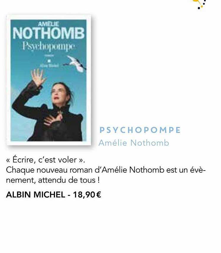 psychopompe - amélie nothomb