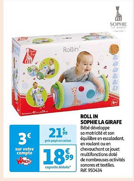 roll in sophie la girafe