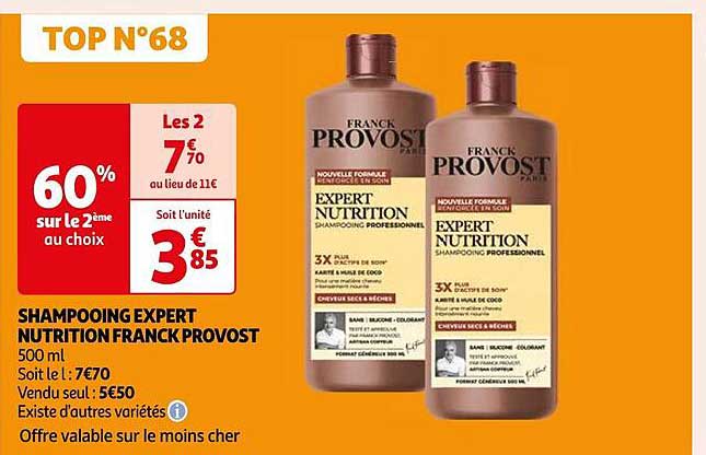 shampooing expert nutrition franck provost