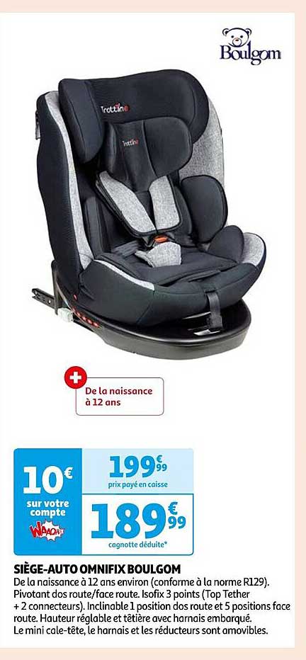 siège-auto omnifix boulgom