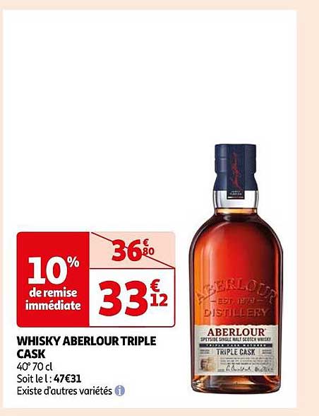 whisky aberlour triple cask