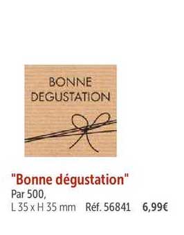 "bonne dégustation"