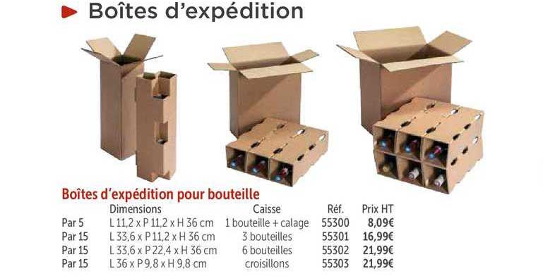 Boîtes D'expédition Pour Bouteille