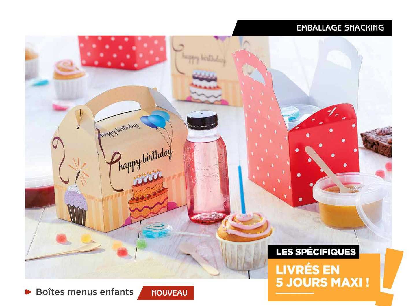 boîtes menus enfants