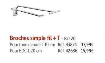 broches simplet fil + t