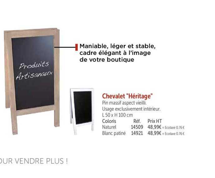 Chevalet "héritage"