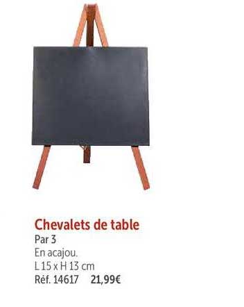 Chevalets De Table