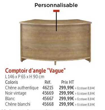Comptoir D'angle Vague