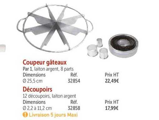 coupeur gâteau découpoir