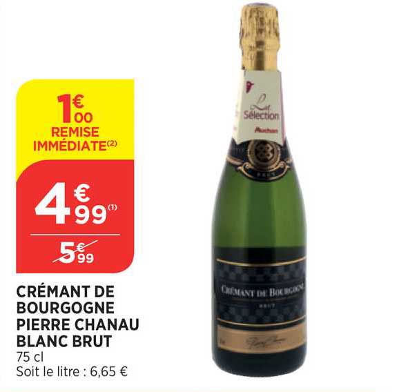 crémant de bourgogne pierre chanau blanc brut