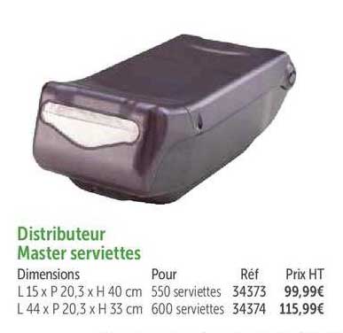 Distributeur Master Serviettes