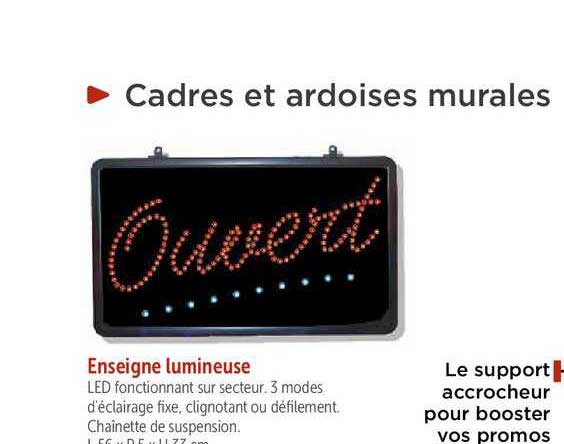 enseigne lumineuse
