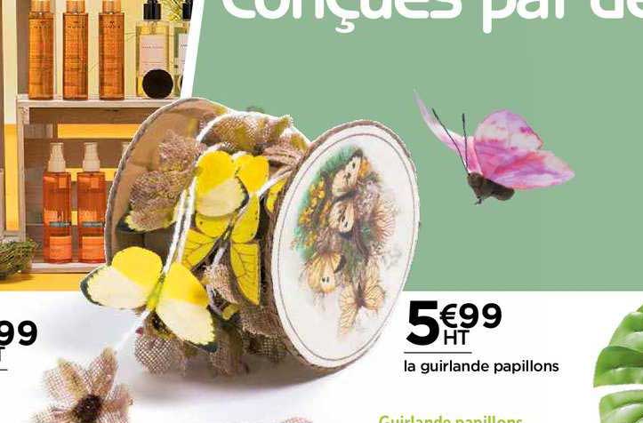 guirlandes papillons