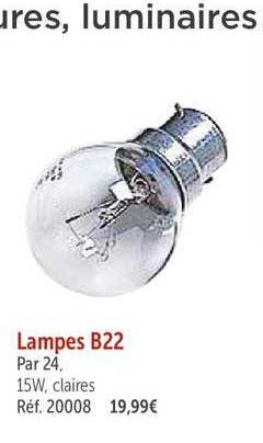 lampes b22