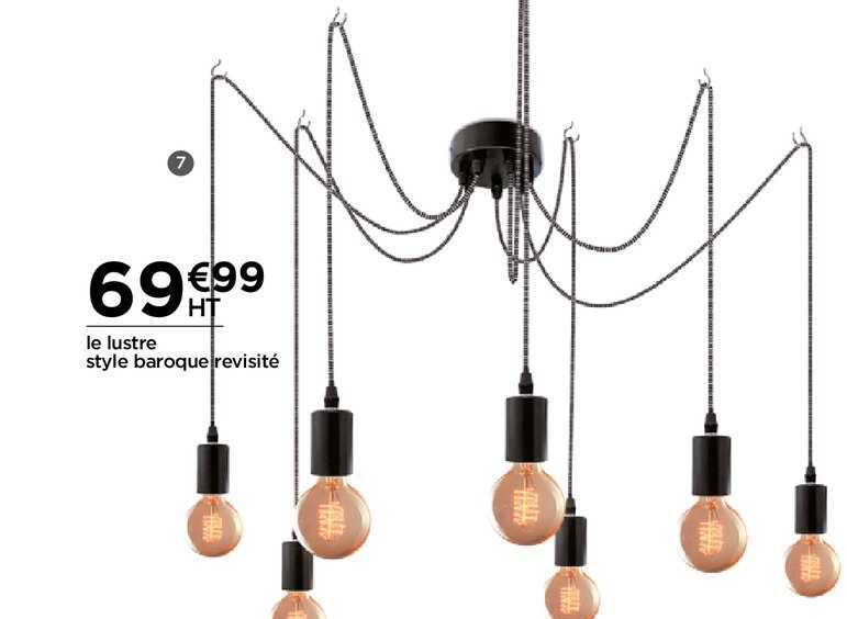 le lustre style baroque revisité