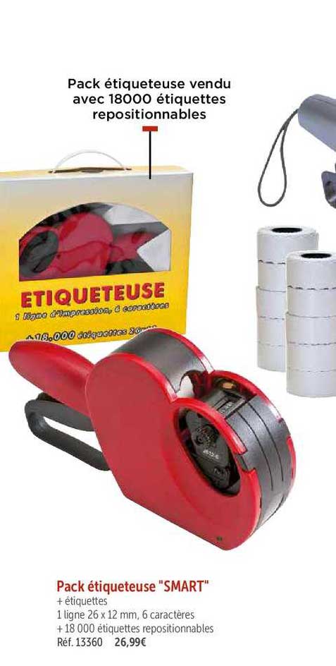 Pack étiqueteuse "smart"