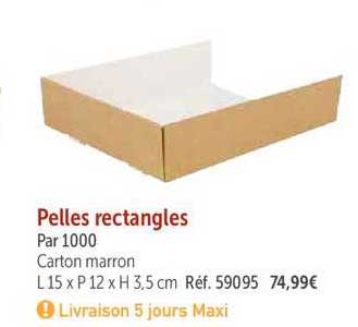 pelles rectangles