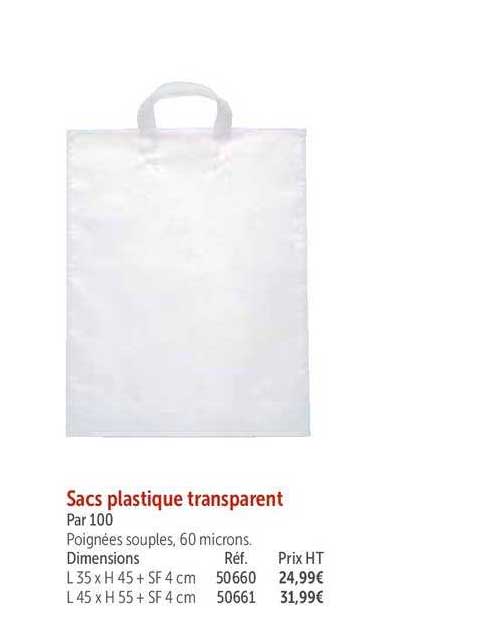 Sacs Plastique Transparent