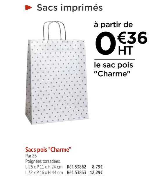 sacs pois "charme"