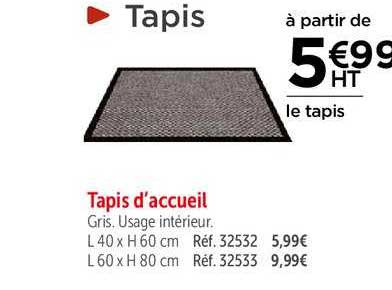 tapis d'accueil
