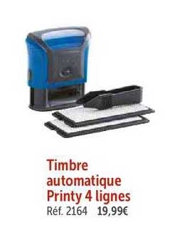 timbre automatique printy 4 lignes
