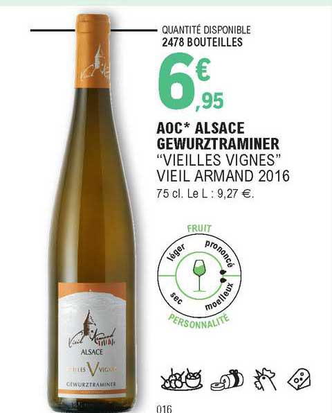 aoc alsace gewurztraminer "vieilles vignes" vieil armand 2016