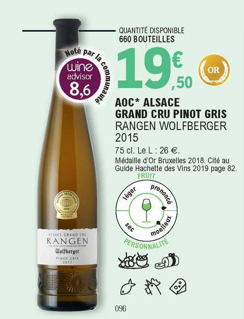 aoc alsace grand cru pinot gris rangen wolfberger 2015