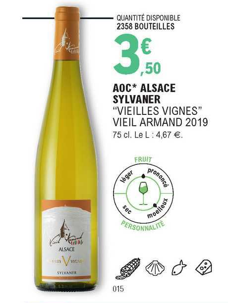 aoc alsace sylvaner "vieilles vignes" vieil armand 2019