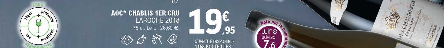 aoc chablis 1er cru laroche 2018
