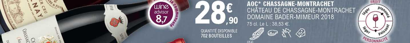 aoc chassagne-montrachet château de chassagne-montrachet domaine bader-mimeur 2018