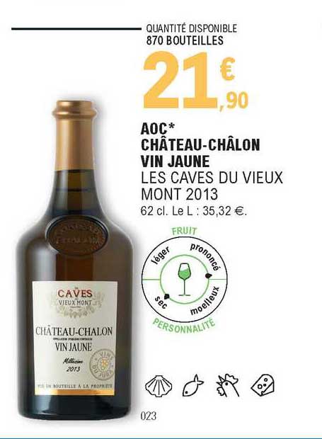 aoc château-châlon vin jaune les caves du vieux mont 2013