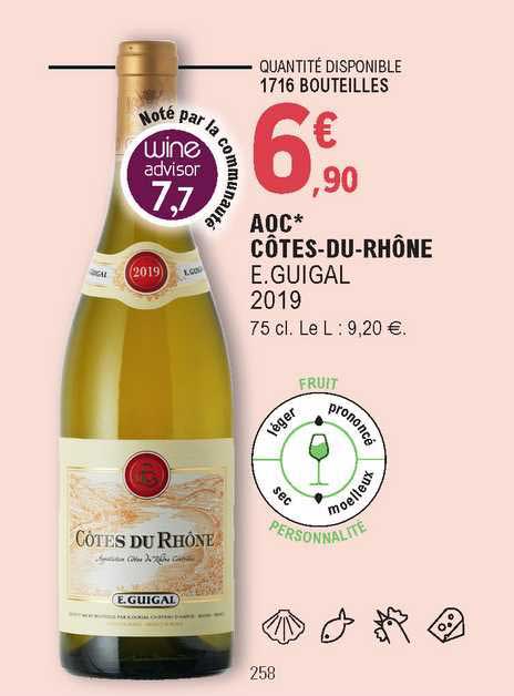 aoc côtes-du-rhône e. guigal 2019