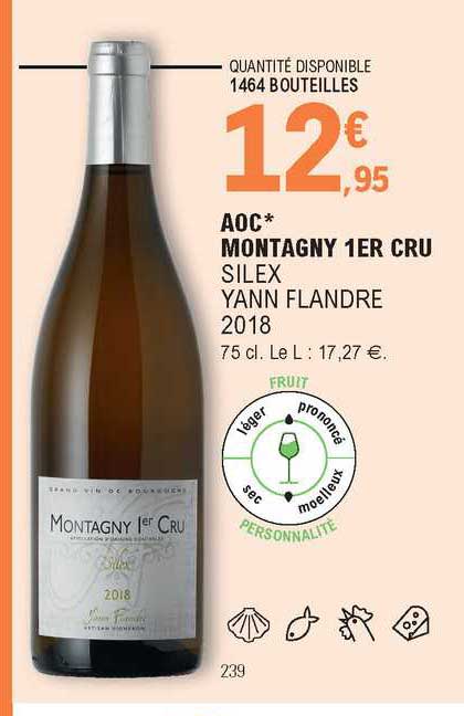 aoc montagny 1er cru silex yann flandre 2018