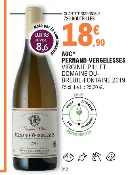 aoc pernand-vergelesses virginie pillet domaine du-breuil-fontaine 2019